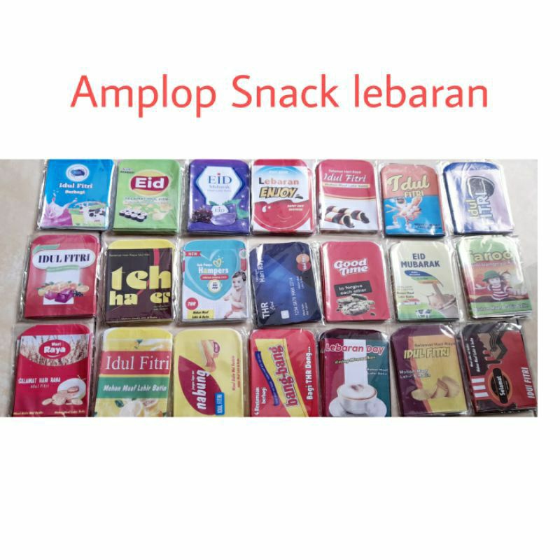 

Amplop lebaran murah sudah dilem.Amplop lebaran snack viral isi 10.Amplop lebaran snack mini medium panjang nara