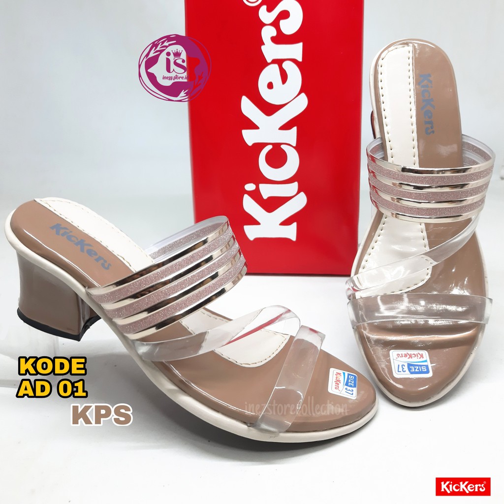 WEDGES SANDAL JELLY WANITA KICKERS AD-01 MURAH GROSIR