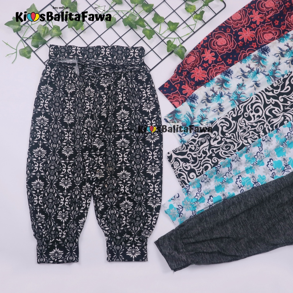 Aladin Carlissa Anak 7-8 Tahun / Celana Anak Perempuan Murah Pants Harian Cewek Bahan Adem Lucu