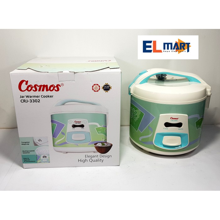 Cosmos Magic Com 3in1 1,8L CRJ 3302 Penanak Nasi Rice Cooker 1.8 Liter CRJ3302