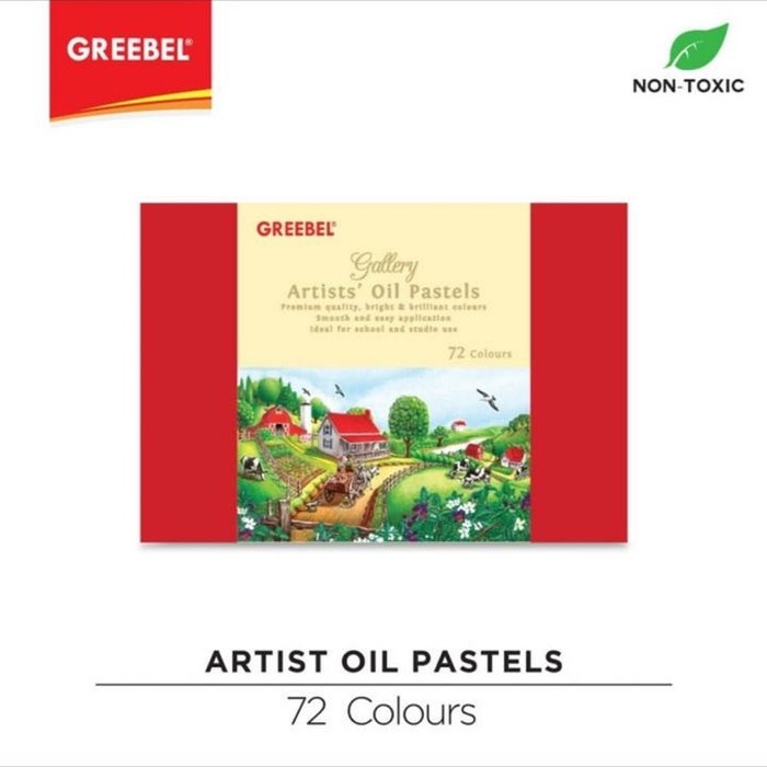 

PASTEL-DRY-OIL- CRAYON GREEBEL ARTIST OIL PASTELS 72 WARNA ORIGINAL -OIL-DRY-PASTEL.