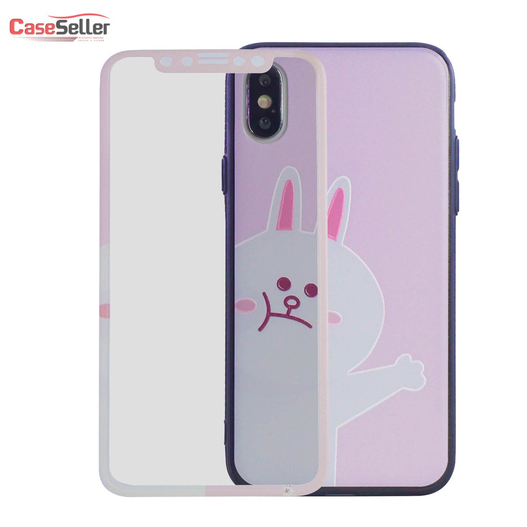 CaseSeller - SoftCase Motif Karakter Plus Anti gores kaca Case Samsung J4+ J6+ A50 A7 2018 J2 Prime