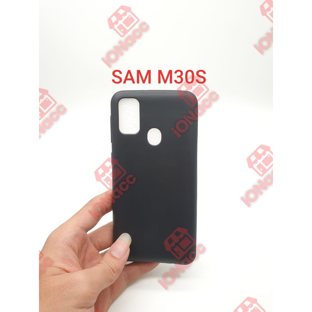 CASE SLIM MATTE SAMSUNG M30S - BLACK MATTE CASE POLOS