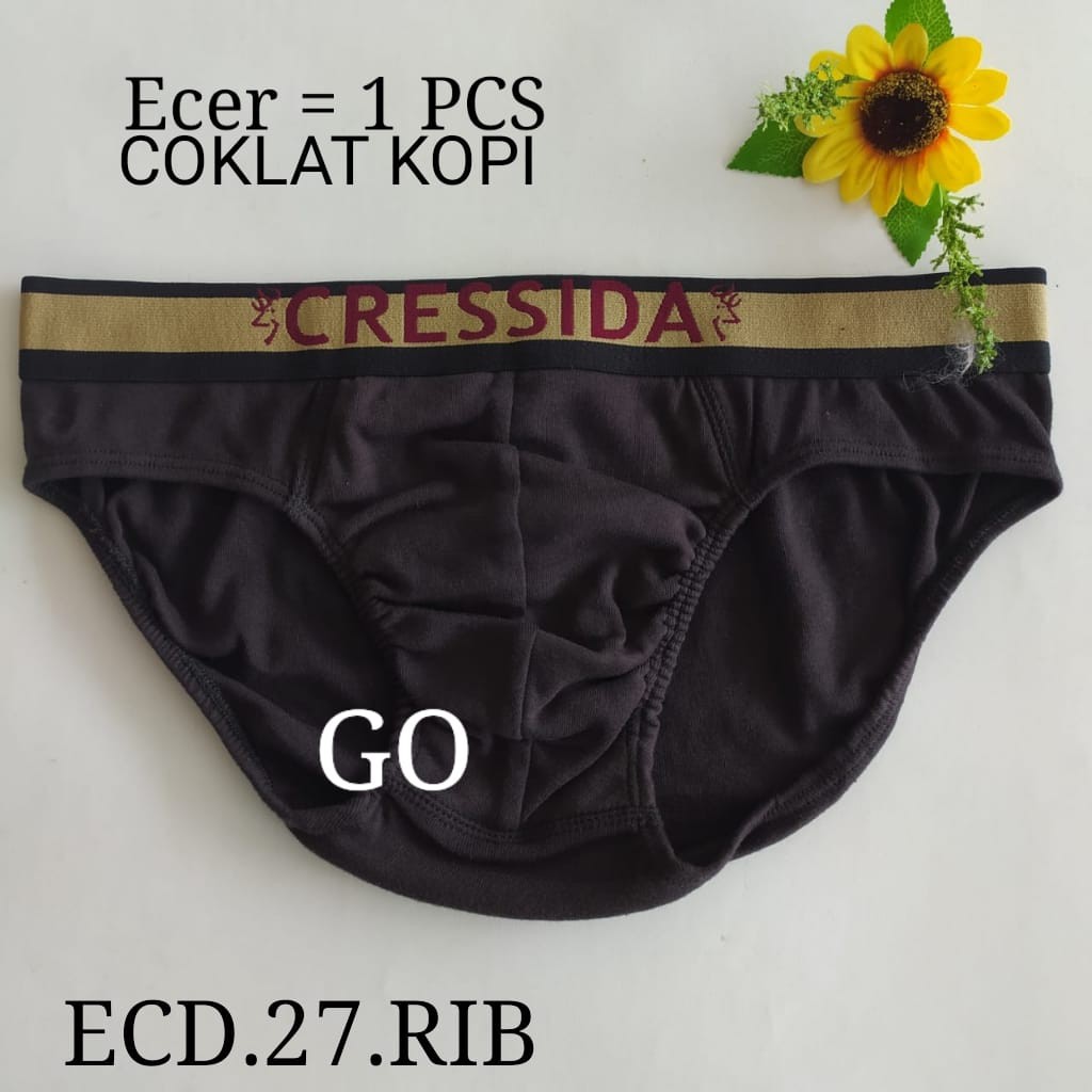 gos ECD.27 CRESSIDA CELANA DALAM PRIA Pakaian Dalam Cowok Cressida Underwear Original (1 pcs)