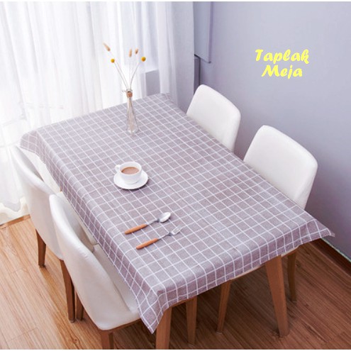 TEBAL BIG MEDIUM Taplak Meja Makan Ruang Tamu Anti Air Set TEBAL BIG MEDIUM Taplak Meja Makan Ruang Tamu Anti Air Set