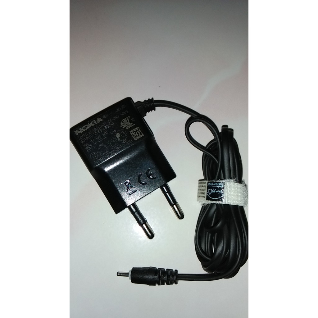 Charger nokia colokan kecil 3600s 5700 5730 5800 6070 6080 6110n 6111 6120c 6260s 6300 6303c 6500s
