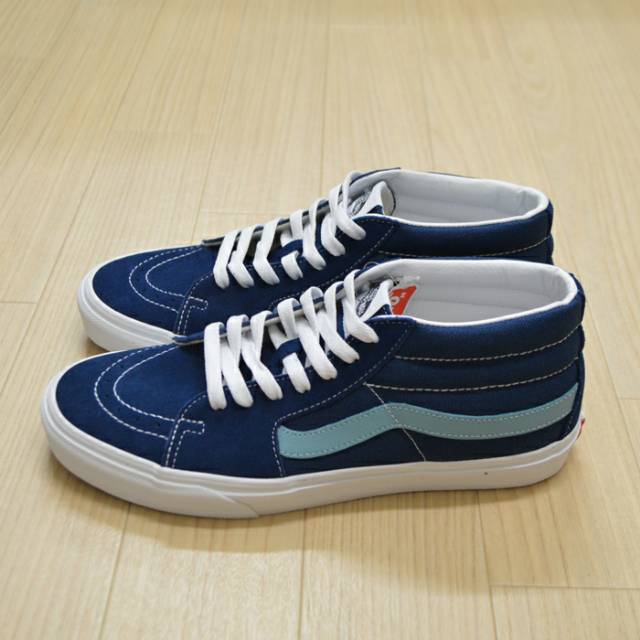 Vans UA SK8 Mid Original Retro Sport Sneaker Skate Unisex Cameo Blue VN0A3WM3VY1