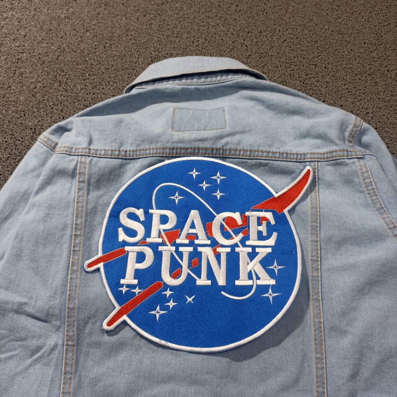 Backpatch bordir / Emblem bordir besar SPACE PUNK premium best quality