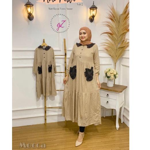 Terbaru - GAMIS/MIDI DRESS COUPLE IBU DAN ANAK ORI BY GWENZA