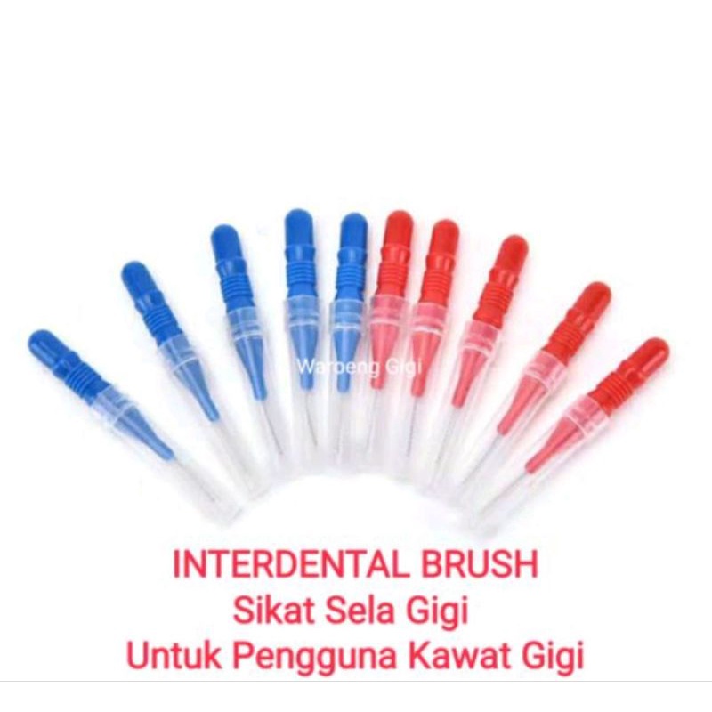 Interdental Brush Tusuk Gigi Ortho Murah Jual Satuan