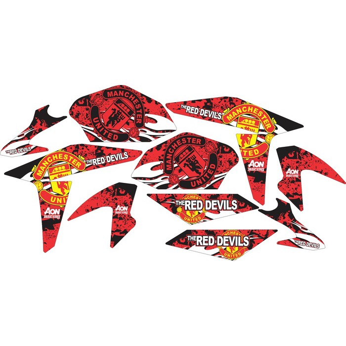 Sticker Vixion Advance (2015) Striping Manchester United