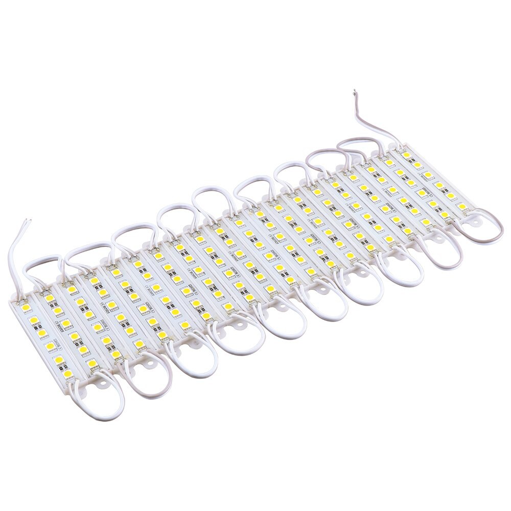 Lampu LED MODUL SMD 5050 WATERPROOF 6 LED 6 Mata ISI 20 STRIP 12v