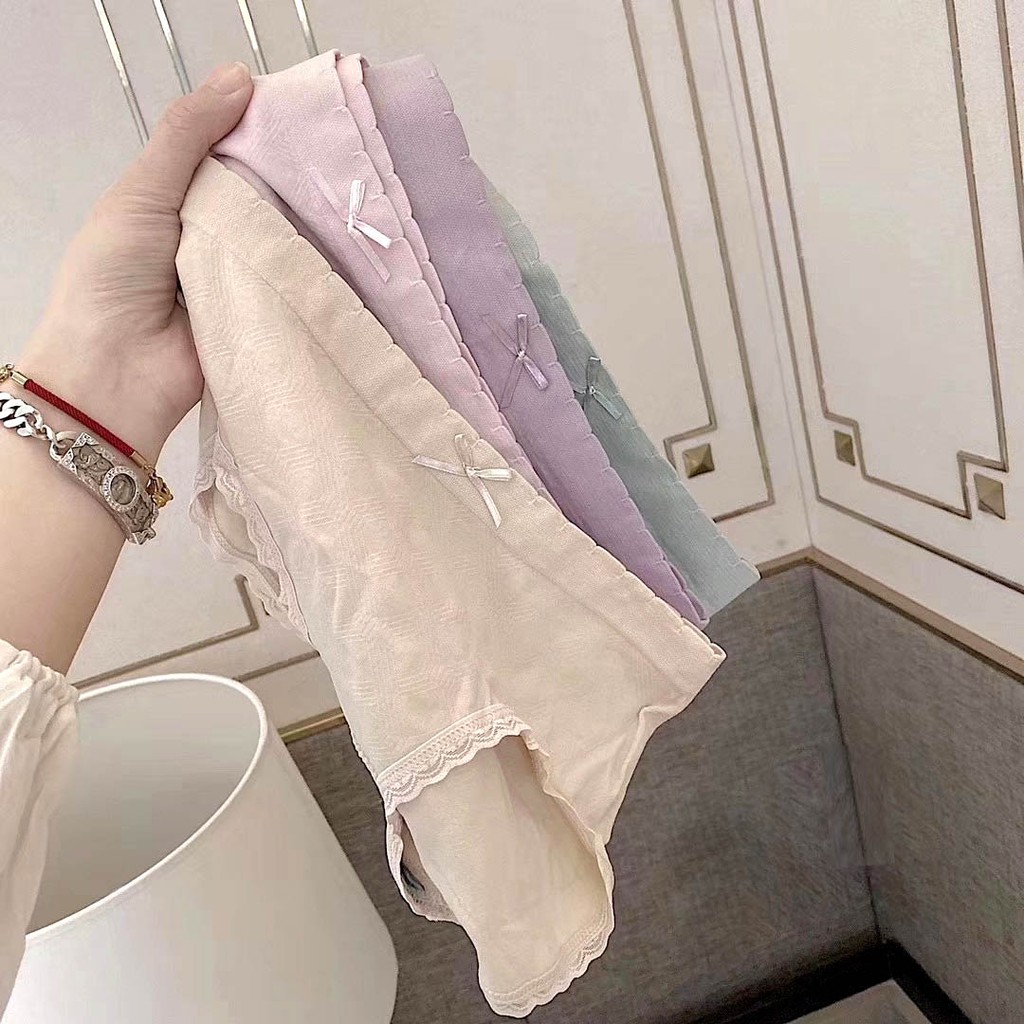 [isi 4 pcs] Celana dalam wanita lusinan celana dalam cewek LESFEMMES