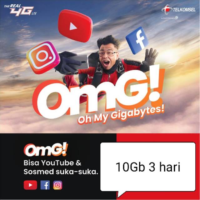 Paket omg telkomsel 10 gb 3 hari