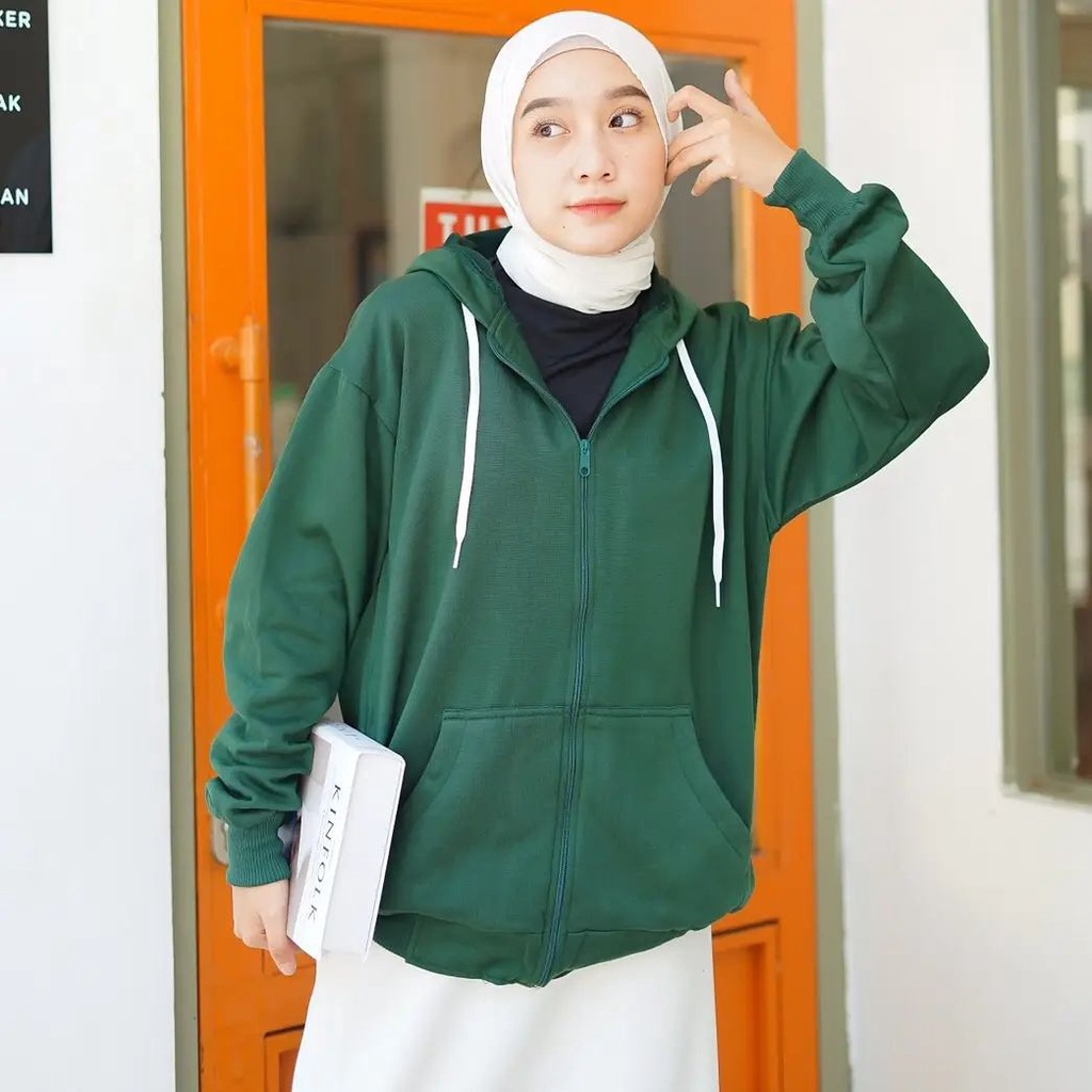 Hoodie Zip Up Korean Style | Sweater Hoodie Pria &amp; Wanita | Dhea fashion | Untitres