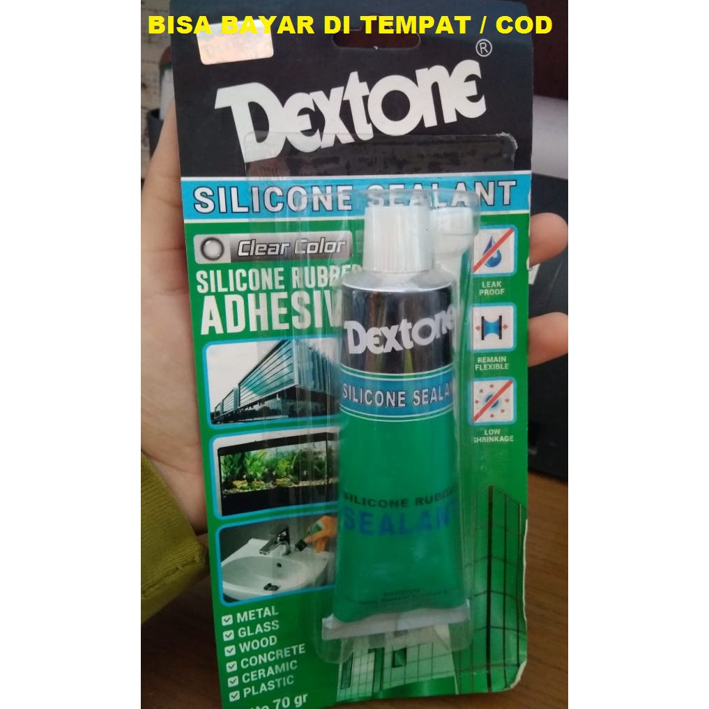

LEM KACA SILLICONE SEALANT BESAR DEXTONE 70 gr