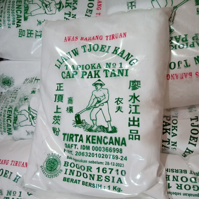 

hbt204tt Tapioka Pak Tani Liauw Tjoei Kang 1 Kg Da01D100