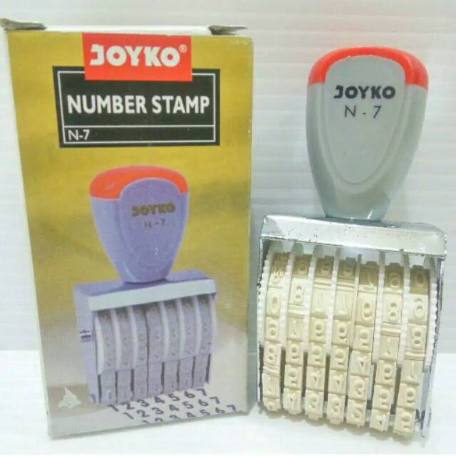 

Joyko Number stamp/Stempel nomor N-7