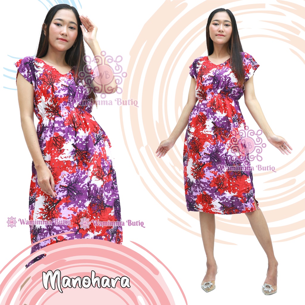 Daster Manohara Bali Daster Karet Pinggang Daster Kekinian Daster Viral Daster Manohara Panjang-Sahara-Ungu