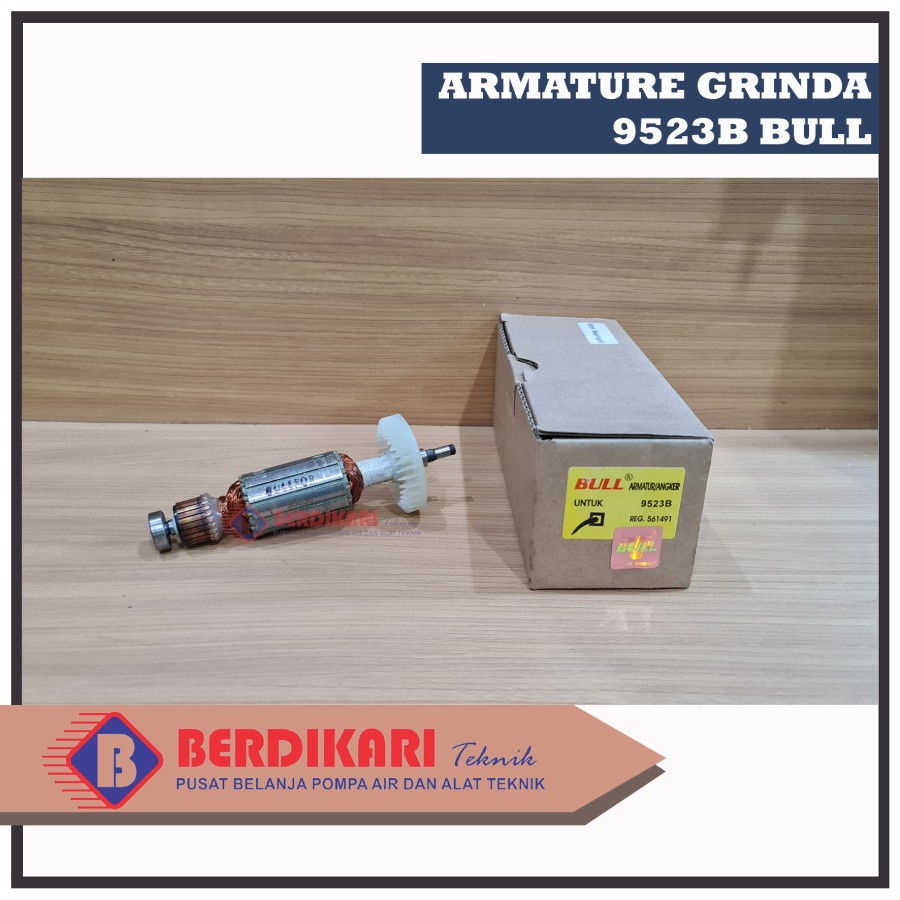 ANGKER ARMATURE BULL 9523B 9523 B FOR GERINDA MAKITA