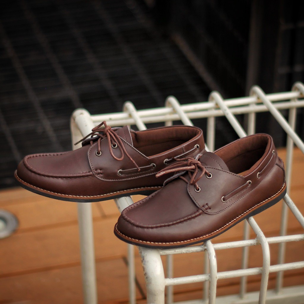 GROOVE BROWN ORIGINAL x REYL MAN Sepatu Kulit Sapi Asli Coklat Pria Semi Formal Pantofel Tali Kerja Kantor Dinas Resmi Guru Kantoran Pesta Undangan Wedding Kondangan Nikah Kuliah Modern Casual Oxford Derby Genuine Leather Footwear Keren Terbaru Kekinian