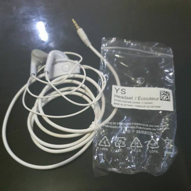 Handfree earphone headset samsung j1 ace vietnam suara keras extra bass murah