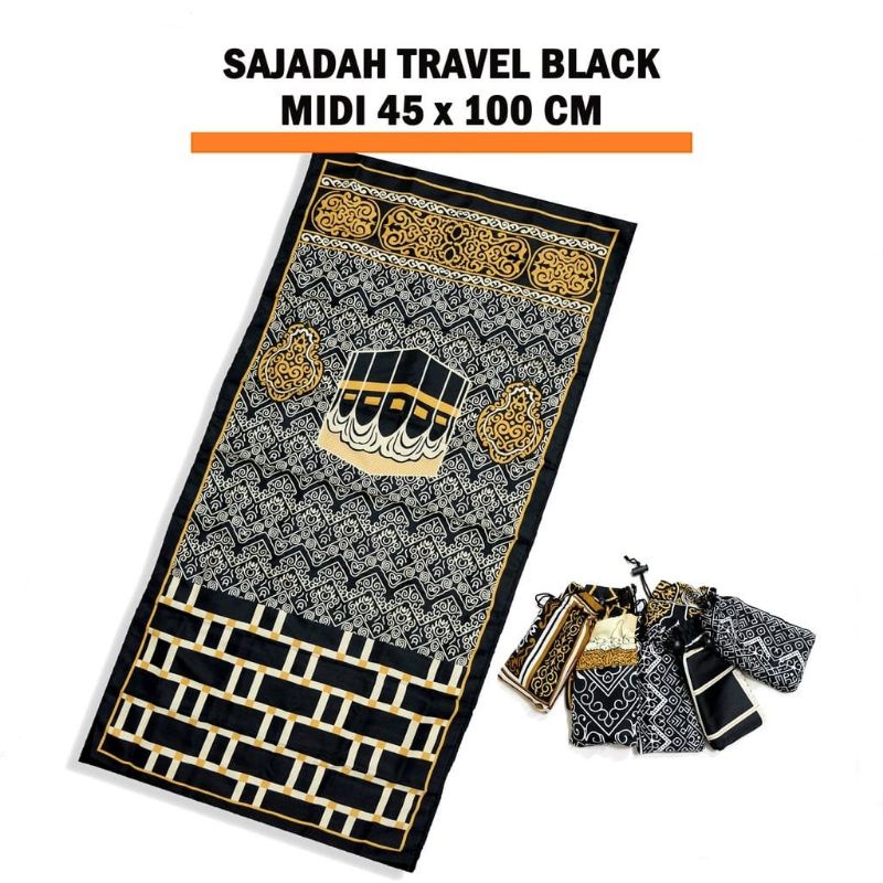 sajadah traveling kiswah/sajadah travel/sajadah lipat/sajadah travel terima sablon