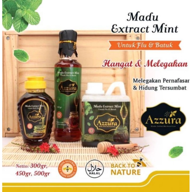 

Madu Azzura - Madu Extract Mint 450 gr