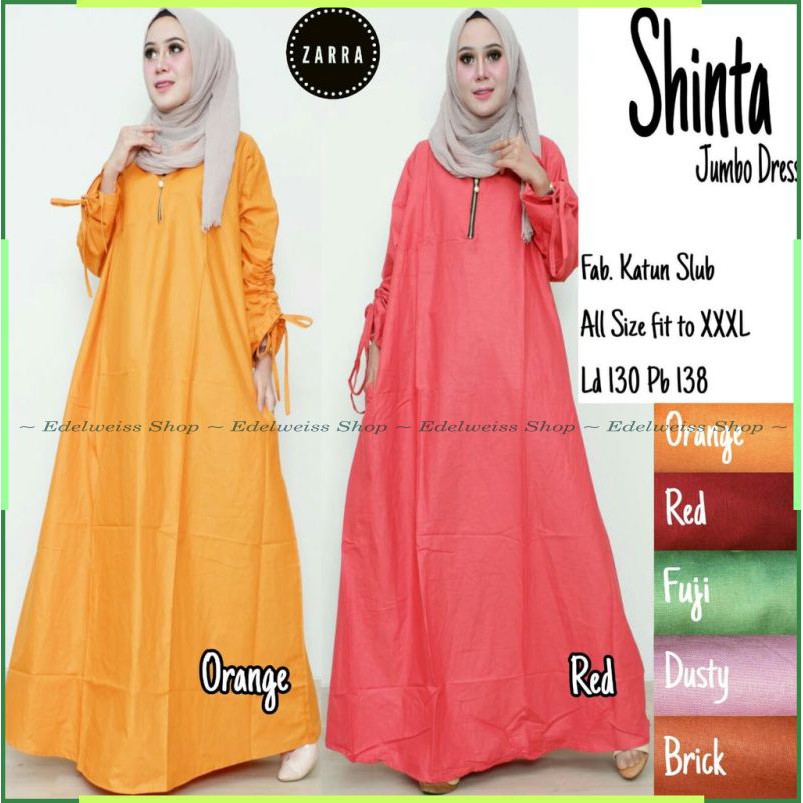 ES - GAMIS JUMBO MAROON POLOS LD 130 WARNA MERAH MARUN SIAP TAMPIL CANTIK DI PESTA KONDANGAN IBU YES