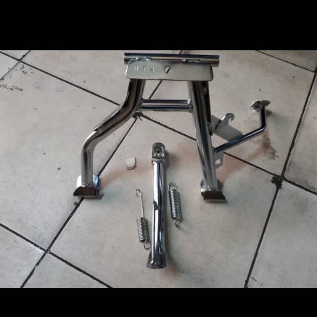 Standar standart set velg ring 14 samping tengah 1 2 Beat Scoopy crome krome krum chrome