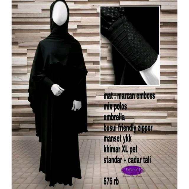 Gamis RH Hitamtik size xs