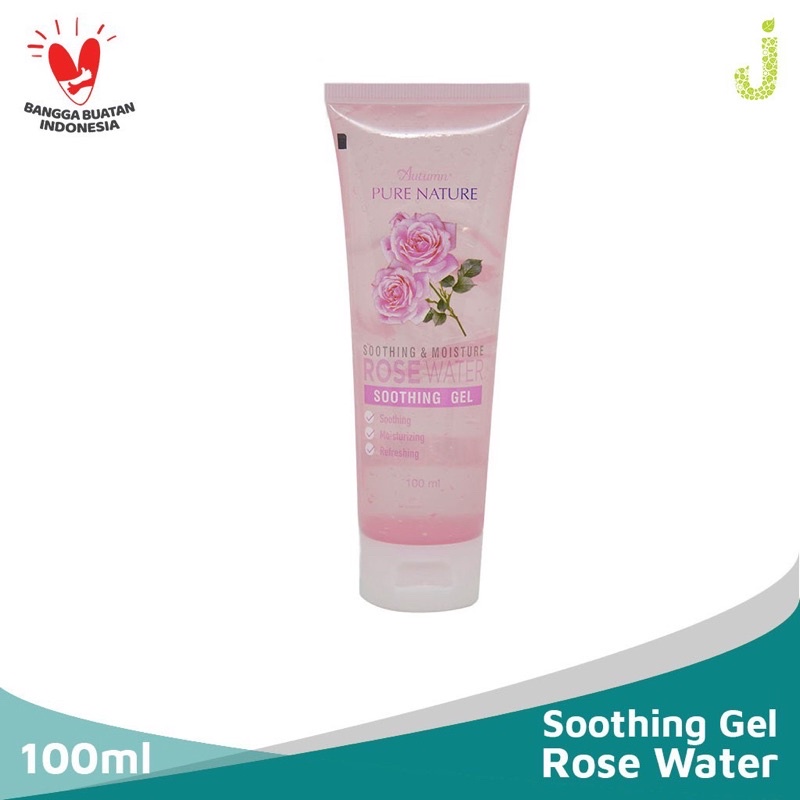 PROMO AUTUMN PURE NATURE SOOTHING GEL ROSE WATER 100ML