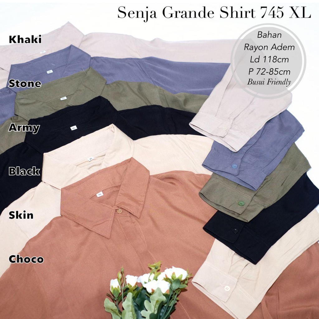 SENJA GRANDE SHIRT / KEMEJA JUMBO / ATASAN