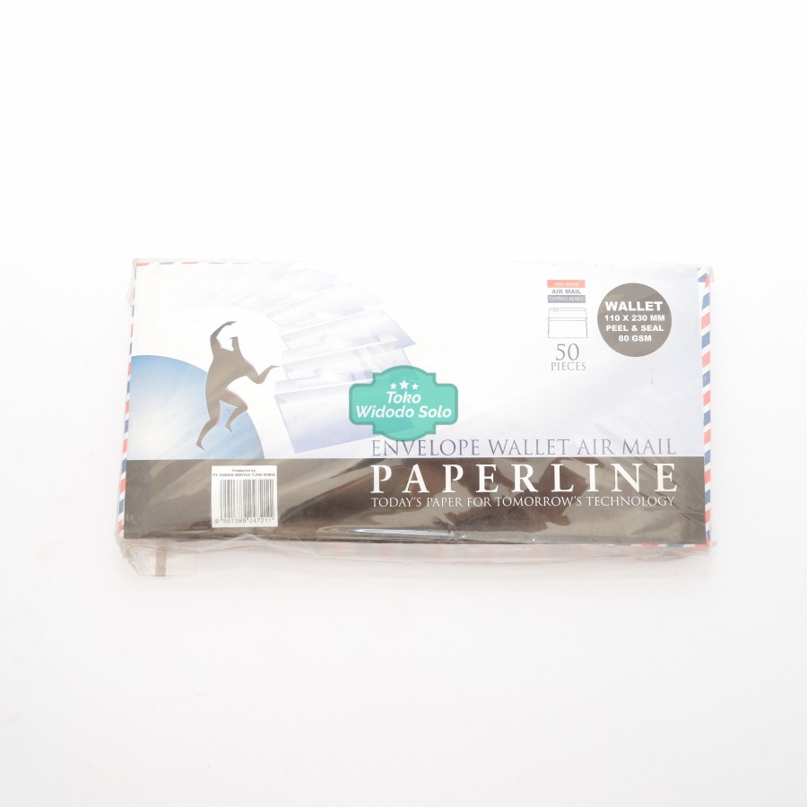 

Amplop Kabinet Airmail Stock Lama 11x23cm - 1 Pack Isi 50 Lembar