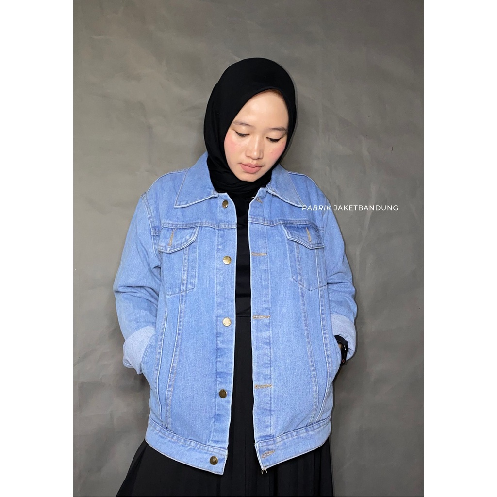 JAKET JEANS SANDWASH || CLASIC DENIM PRIA DAN WANITA