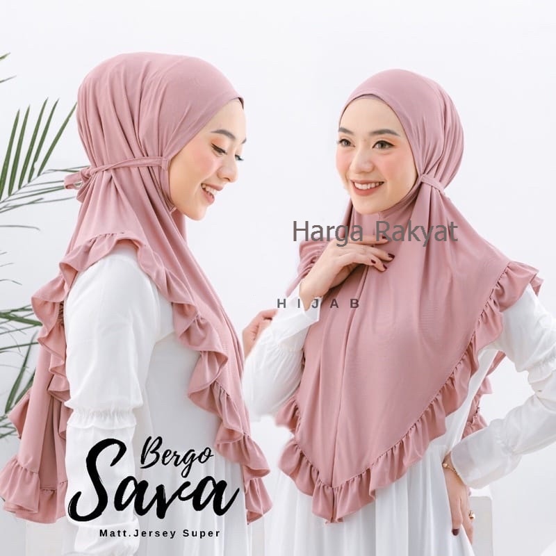 SAVA MARYAM HIJAB BERGO INSTAN JERSEY