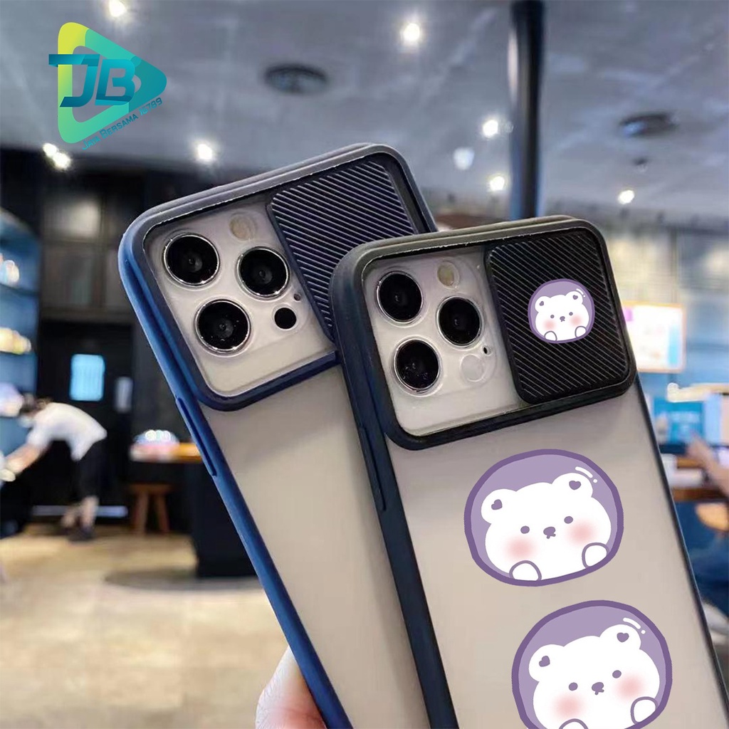 SOFTCASE SLINGCASE SLIDE PELINDUNG KAMERA CAT SAMSUNG OPPO VIVO REALME IPHONE XIAOMI ALL TYPE JB5140
