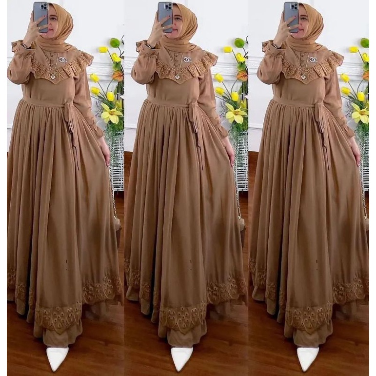 DRESS MALAYSIA RENDA FULL FURRING/RAUNA DRESS/GAMIS CERUTY BABYDOLL MIX RENDA BUSUI KANCING AKTIF/NARAYA DRESS/RACHEL DRESS CERUTY/FAR MOSLEMSTORE