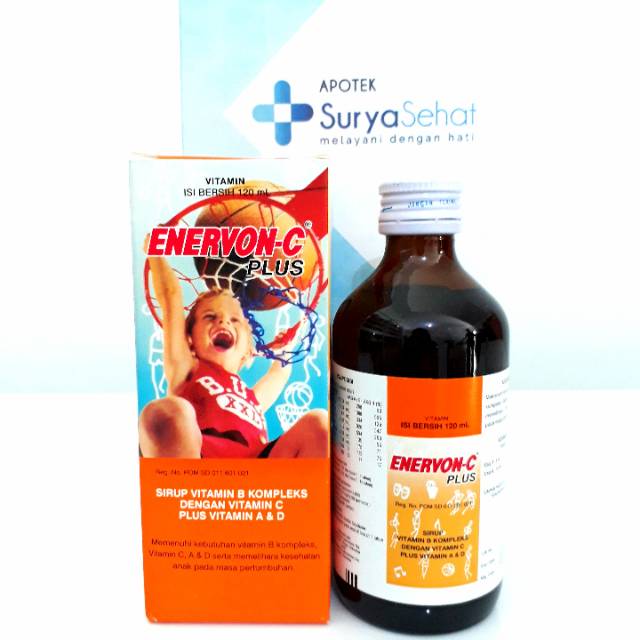 Enervon C Strip isi 4 / Enervon-C Botol isi 30 Multivitamin dan Mineral Menjaga Daya Tahan Tubuh