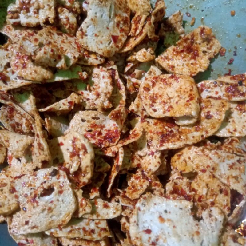 

basreng pedas gurih extrak daun jeruk