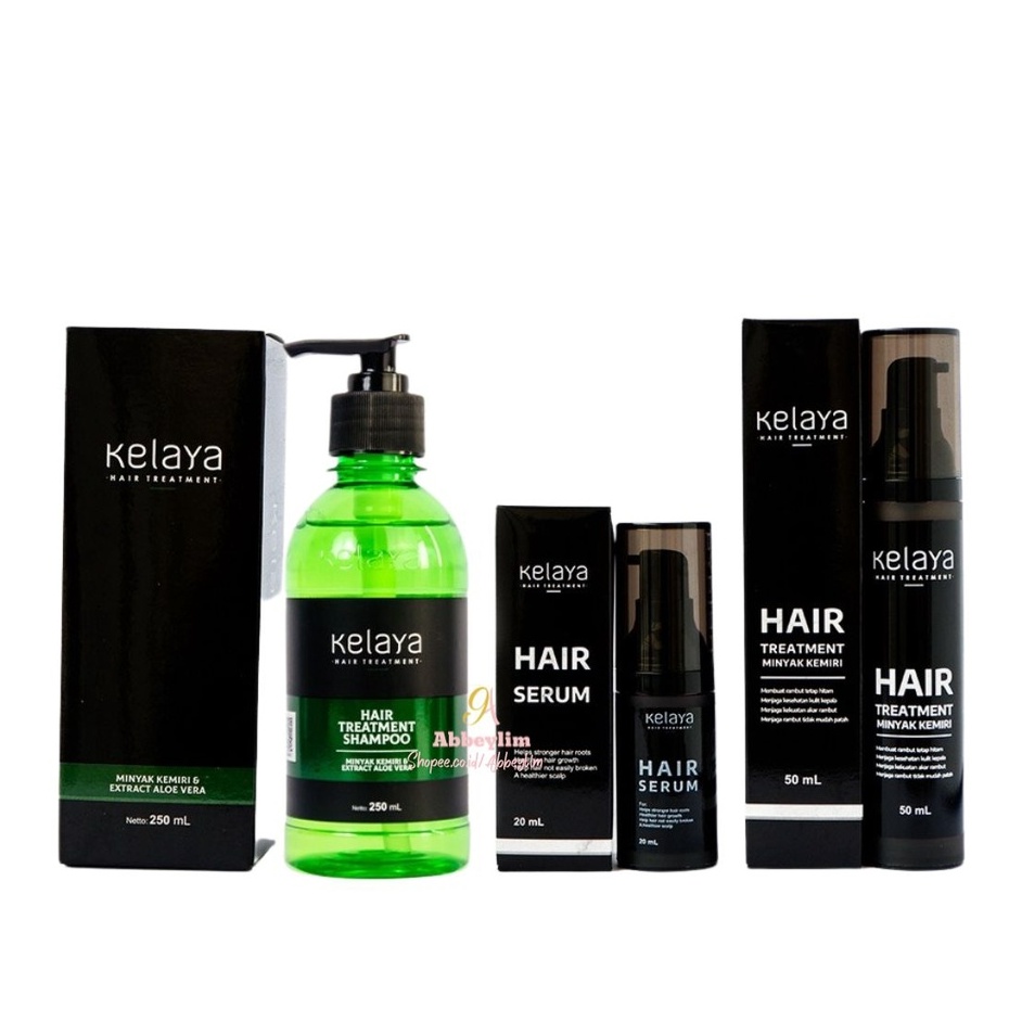 Kelaya Hair Treatment Shampoo | Kelaya MInyak Kemiri | Kelaya Hair Serum