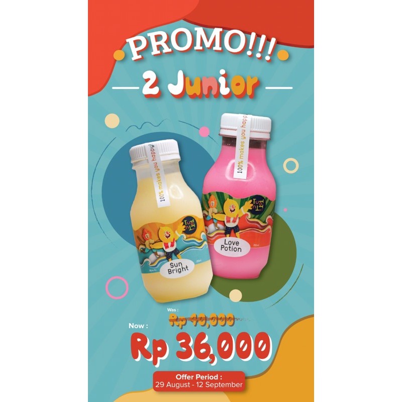 

2 Junior Size