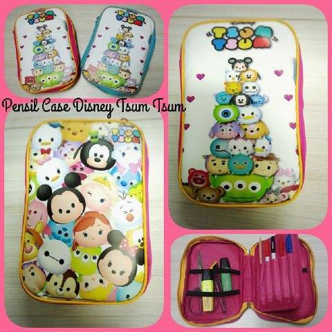 

Grosir !! Pencil Case Tsum Tsum Disney / Tempat Pensil Anak Murah