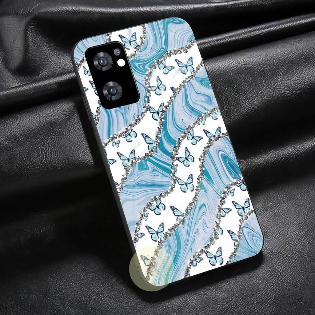 Softcase Glass Oppo Reno 7 5G - GK49 - Case HP Oppo Reno 7 5G - Case Oppo Reno 7 5G - Kesing HP Oppo
