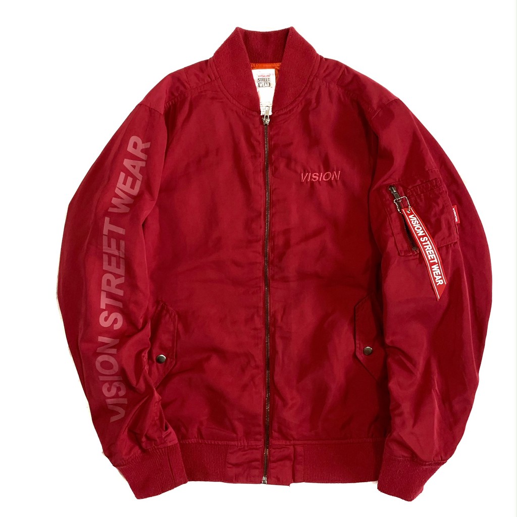 Vision Street Wear Back print MA-1 Bomber Jacket Second Original