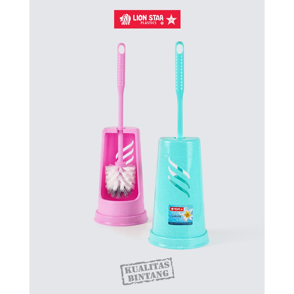 LION STAR Sikat WC Kamar Mandi BO-3 Livina Toilet Brush w/ Pot