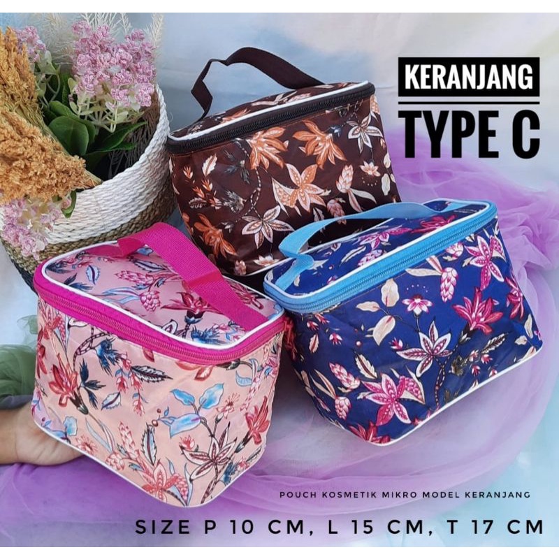 POUCH KOSMETIKTAS KOSMETIK BAHAN MIKRO