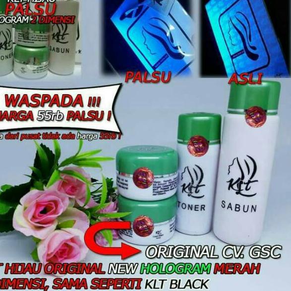 ❆ cream klt hijau kemasan lama klt ➫