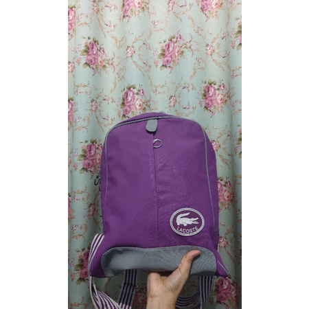 preloved ransel lacoste original