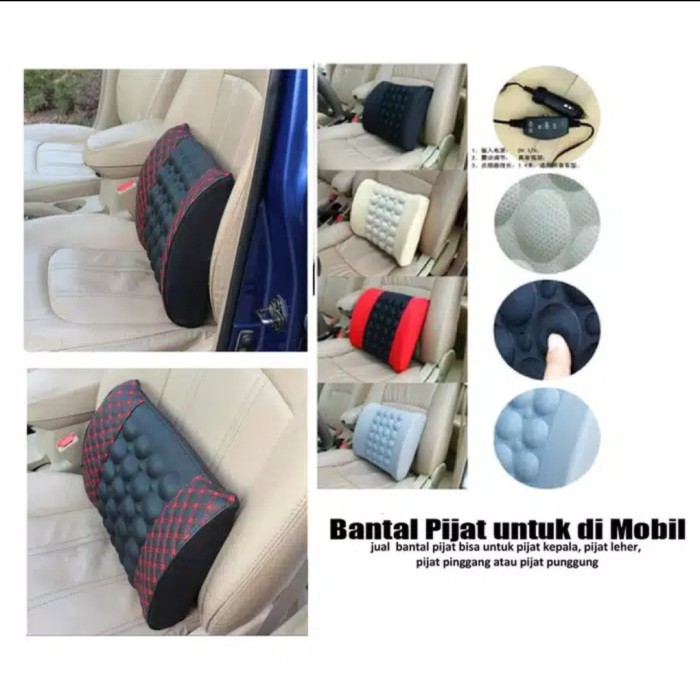 Bantal Getar Penyangga Punggung Bantal Naik Mobil Menjadi Nyaman enak